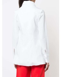Camicia elegante bianca di Brandon Maxwell