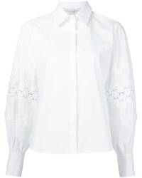 Camicia elegante bianca di Carolina Herrera