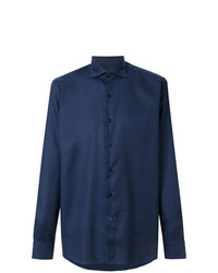Camicia elegante blu scuro di Borriello
