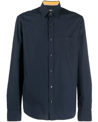 Camicia elegante blu scuro di BOSS