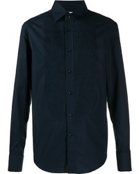 Camicia elegante blu scuro di Brunello Cucinelli
