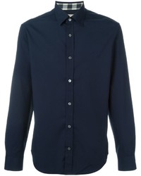 Camicia elegante blu scuro di Burberry