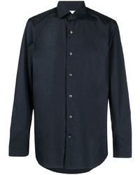 Camicia elegante blu scuro di Caruso