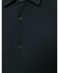 Camicia elegante blu scuro di Ermenegildo Zegna