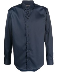 Camicia elegante blu scuro di Emporio Armani