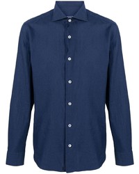 Camicia elegante blu scuro di Fedeli