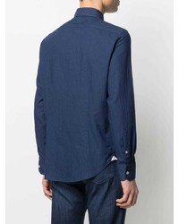 Camicia elegante blu scuro di Fedeli