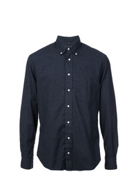 Camicia elegante blu scuro di Gitman Vintage