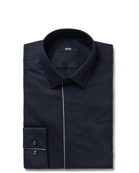 Camicia elegante blu scuro di Hugo Boss