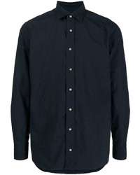 Camicia elegante blu scuro di Lardini