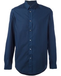Camicia elegante blu scuro di Maison Margiela
