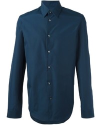 Camicia elegante blu scuro di Maison Margiela