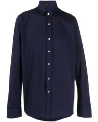 Camicia elegante blu scuro di Mp Massimo Piombo