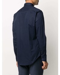 Camicia elegante blu scuro di Emporio Armani