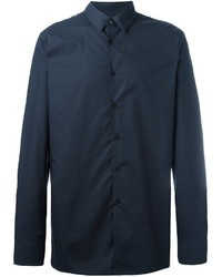 Camicia elegante blu scuro di Raf Simons