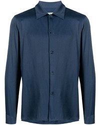Camicia elegante blu scuro di Sandro
