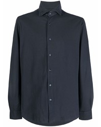 Camicia elegante blu scuro di Tintoria Mattei