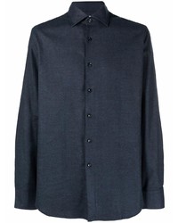 Camicia elegante blu scuro di Xacus