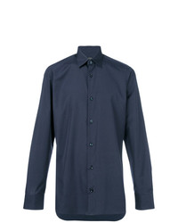 Camicia elegante blu scuro di Z Zegna