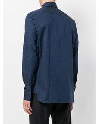 Camicia elegante blu scuro di Z Zegna