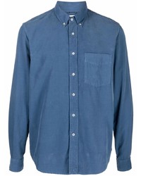 Camicia elegante blu di Aspesi