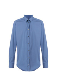 Camicia elegante blu di Bagutta