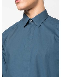 Camicia elegante blu di Zegna