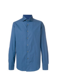 Camicia elegante blu di Dell'oglio