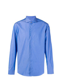 Camicia elegante blu di Emporio Armani