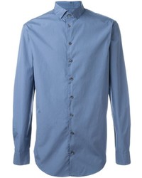 Camicia elegante blu di Giorgio Armani