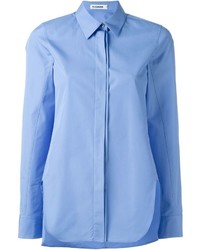 Camicia elegante blu di Jil Sander