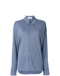 Camicia elegante blu di Lemaire