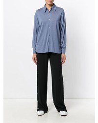 Camicia elegante blu di Lemaire