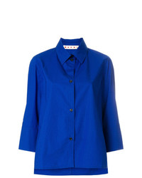 Camicia elegante blu di Marni