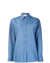 Camicia elegante blu di Ports 1961