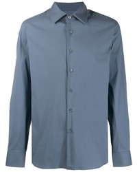 Camicia elegante blu di Prada