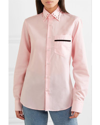 Camicia elegante decorata rosa di BLOUSE