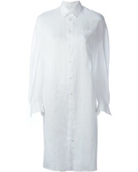 Camicia elegante di lino bianca