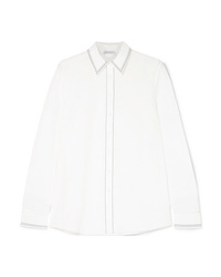 Camicia elegante di lino bianca di Gabriela Hearst