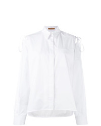 Camicia elegante di lino bianca di Nehera