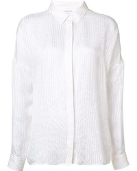 Camicia elegante di seta bianca di Anine Bing