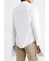 Camicia elegante di seta bianca di Anna Quan