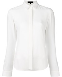 Camicia elegante di seta bianca di Barbara Bui