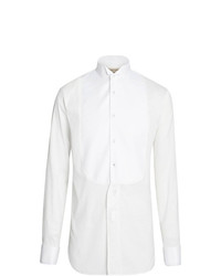 Camicia elegante di seta bianca di Burberry