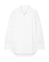 Camicia elegante di seta bianca di Equipment