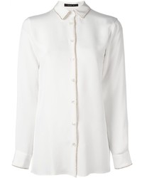 Camicia elegante di seta bianca di Etro