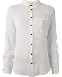 Camicia elegante di seta bianca di Forte Forte