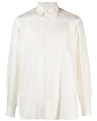 Camicia elegante di seta bianca di Giuliva Heritage