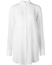 Camicia elegante di seta bianca di Givenchy