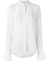 Camicia elegante di seta bianca di Ungaro